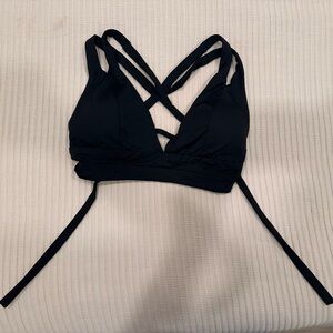 Elegant Black strappy bikini top